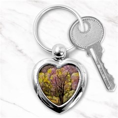 Outdoor Nature Natural Woods Key Chain (heart) by Pakrebo