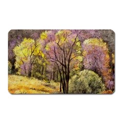 Outdoor Nature Natural Woods Magnet (rectangular) by Pakrebo