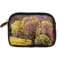 Outdoor Nature Natural Woods Digital Camera Leather Case by Pakrebo