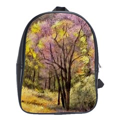 Outdoor Nature Natural Woods School Bag (large) by Pakrebo