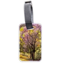 Outdoor Nature Natural Woods Luggage Tag (two Sides) by Pakrebo