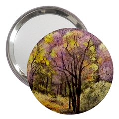 Outdoor Nature Natural Woods 3  Handbag Mirrors by Pakrebo