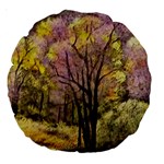 Outdoor Nature Natural Woods Large 18  Premium Round Cushions Front