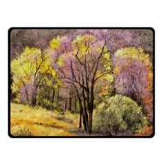 Outdoor Nature Natural Woods Double Sided Fleece Blanket (small)  by Pakrebo