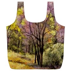 Outdoor Nature Natural Woods Full Print Recycle Bag (xl) by Pakrebo