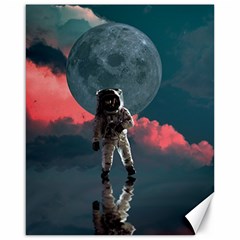 Astronaut Moon Space Planet Canvas 16  X 20  by Pakrebo