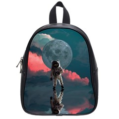 Astronaut Moon Space Planet School Bag (small)