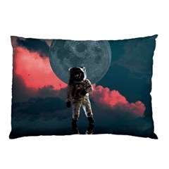 Astronaut Moon Space Planet Pillow Case (two Sides) by Pakrebo