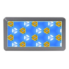 Pattern Sequence Motif Design Plan Flowers Memory Card Reader (mini) by Pakrebo