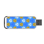 Pattern Sequence Motif Design Plan Flowers Portable USB Flash (One Side) Front