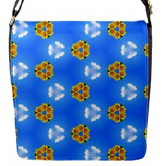 Pattern Sequence Motif Design Plan Flowers Flap Closure Messenger Bag (s) by Pakrebo