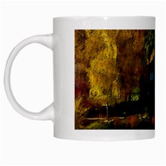 Outdoor Landscape Scenic View White Mugs