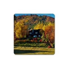 Outdoor Landscape Scenic View Square Magnet by Pakrebo