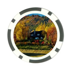 Outdoor Landscape Scenic View Poker Chip Card Guard by Pakrebo