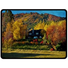 Outdoor Landscape Scenic View Fleece Blanket (large)  by Pakrebo