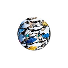 Art Fish Salmon Sydney Metal Golf Ball Marker by Pakrebo