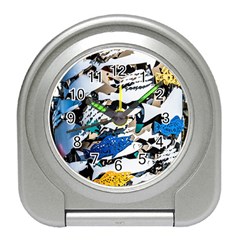 Art Fish Salmon Sydney Metal Travel Alarm Clock by Pakrebo