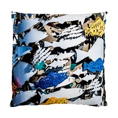 Art Fish Salmon Sydney Metal Standard Cushion Case (one Side) by Pakrebo