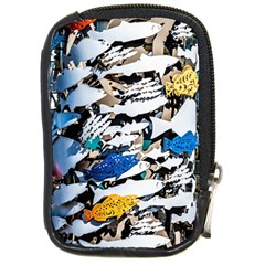 Art Fish Salmon Sydney Metal Compact Camera Leather Case by Pakrebo