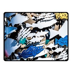 Art Fish Salmon Sydney Metal Fleece Blanket (small) by Pakrebo