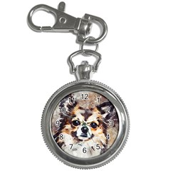 Chihuahua Dog Cute Pets Small Key Chain Watches by Pakrebo