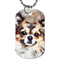 Chihuahua Dog Cute Pets Small Dog Tag (two Sides) by Pakrebo