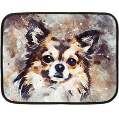 Chihuahua Dog Cute Pets Small Fleece Blanket (mini) by Pakrebo