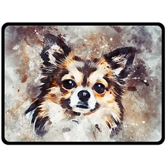 Chihuahua Dog Cute Pets Small Fleece Blanket (large)  by Pakrebo