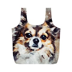 Chihuahua Dog Cute Pets Small Full Print Recycle Bag (m) by Pakrebo