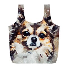 Chihuahua Dog Cute Pets Small Full Print Recycle Bag (l) by Pakrebo