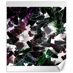 Abstract Background Science Fiction Canvas 20  X 24  by Pakrebo