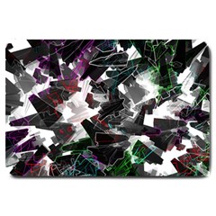 Abstract Background Science Fiction Large Doormat  by Pakrebo