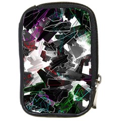 Abstract Background Science Fiction Compact Camera Leather Case by Pakrebo