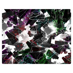 Abstract Background Science Fiction Double Sided Flano Blanket (medium)  by Pakrebo