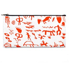 Petroglyph Art Symbols Art Rock Pencil Cases by Pakrebo