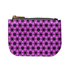 Background Wallpaper Pattern Pink Black Mini Coin Purse by Pakrebo