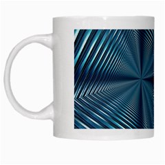 Form Pattern Tunnel Design White Mugs