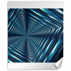 Form Pattern Tunnel Design Canvas 11  X 14  by Pakrebo