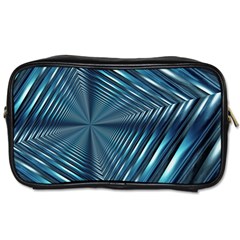 Form Pattern Tunnel Design Toiletries Bag (two Sides) by Pakrebo