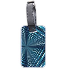 Form Pattern Tunnel Design Luggage Tag (two Sides) by Pakrebo