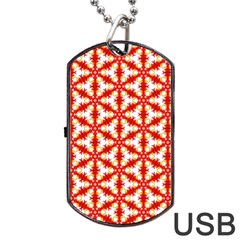 Background Wallpaper Pattern Dog Tag Usb Flash (one Side) by Pakrebo