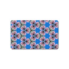 Pattern Sequence Motif Design Plan Floral Magnet (name Card) by Pakrebo