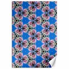 Pattern Sequence Motif Design Plan Floral Canvas 20  X 30  by Pakrebo