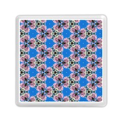 Pattern Sequence Motif Design Plan Floral Memory Card Reader (square) by Pakrebo