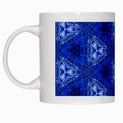 Background Wallpaper Pattern Blue White Mugs