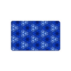 Background Wallpaper Pattern Blue Magnet (name Card) by Pakrebo