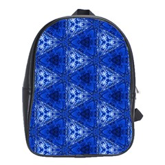 Background Wallpaper Pattern Blue School Bag (xl) by Pakrebo