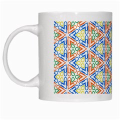 Background Wallpaper Pattern White Mugs