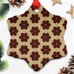 Pattern Sequence Motif Design Plan Ornament (Snowflake) Front