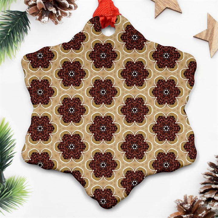 Pattern Sequence Motif Design Plan Ornament (Snowflake)